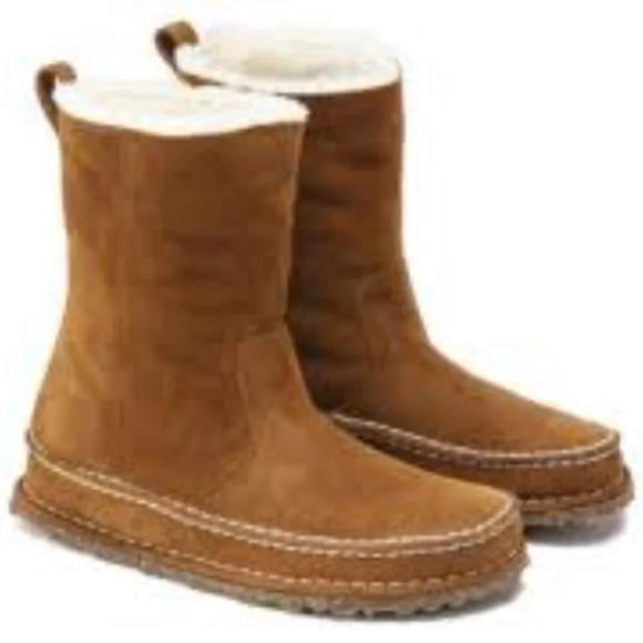 Birkenstock Lahti Suede Unisex Mid Calf Boots Sz: 39/8 - Picture 1 of 11